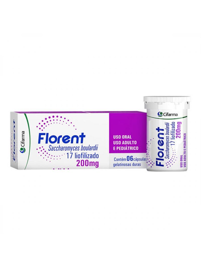 Florent 200mg Com 6 Cápsulas