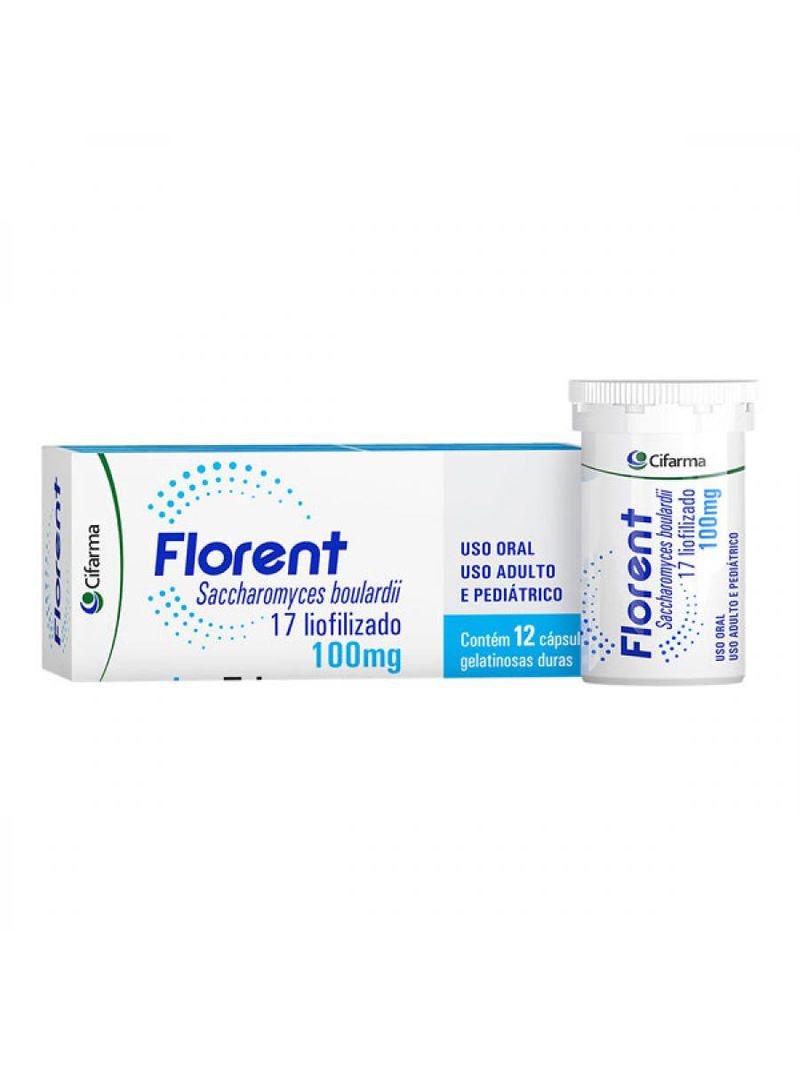 Florent 100mg Com 12 Cápsulas