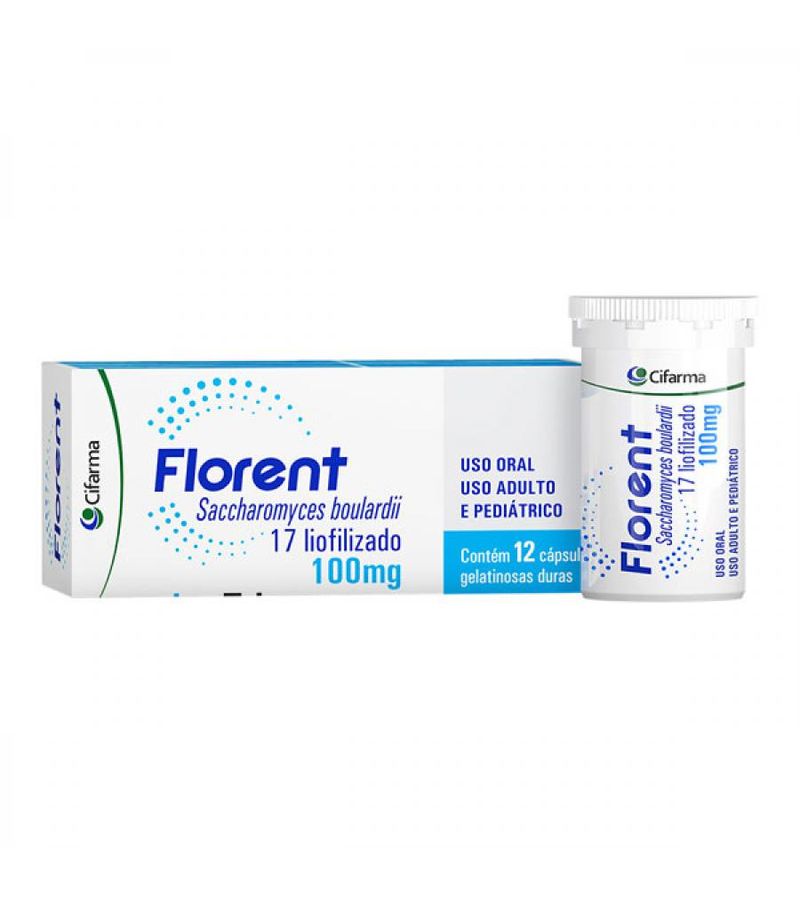 Florent 100mg Com 12 Cápsulas