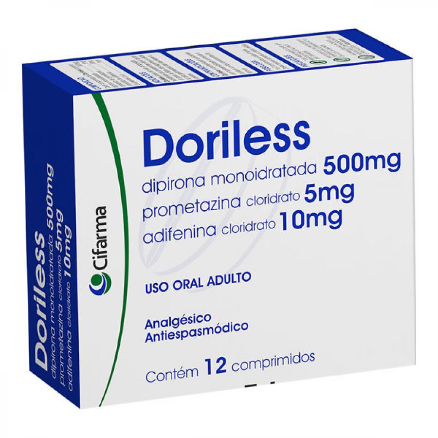 DORILESS COM 12 COMPRIMIDOS - Preço Popular