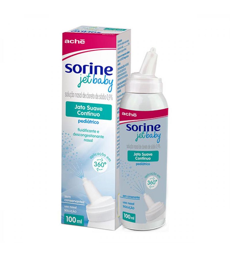 Sorine Jet Baby 9% Solução Nasal