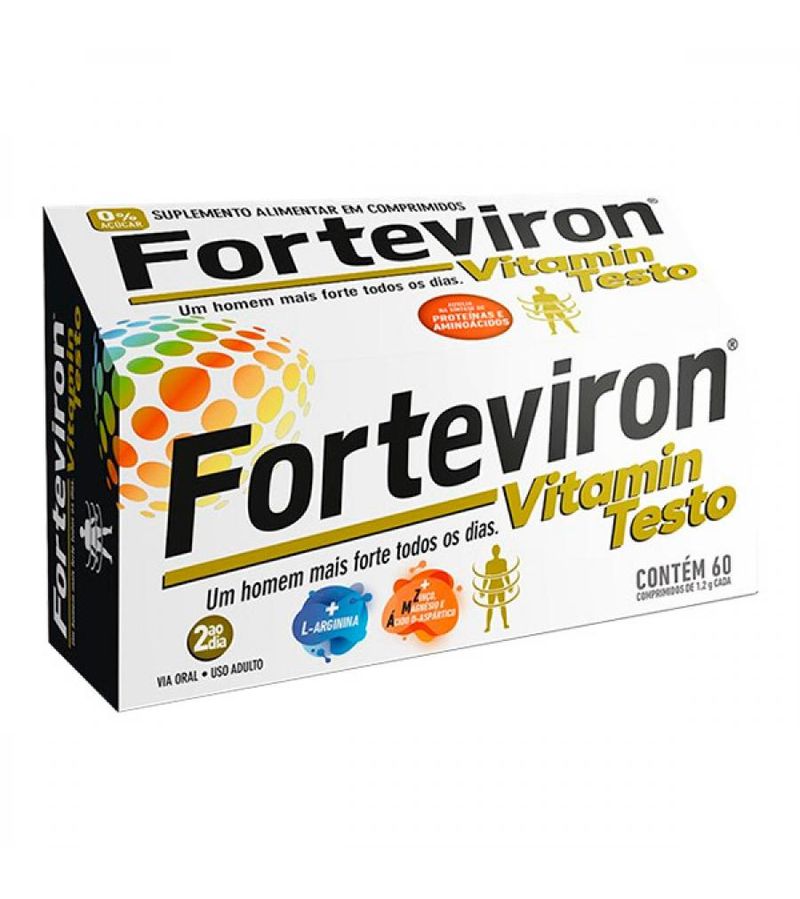 Forteviron Vitamin Testo Com 60 Comprimidos