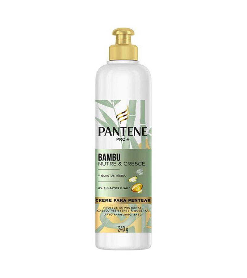 Creme Para Pentear Pantene Bambu 240g