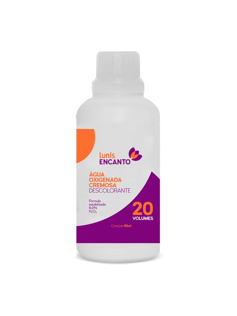Água Oxigenada 20 Volumes Lunis Encanto 90ml