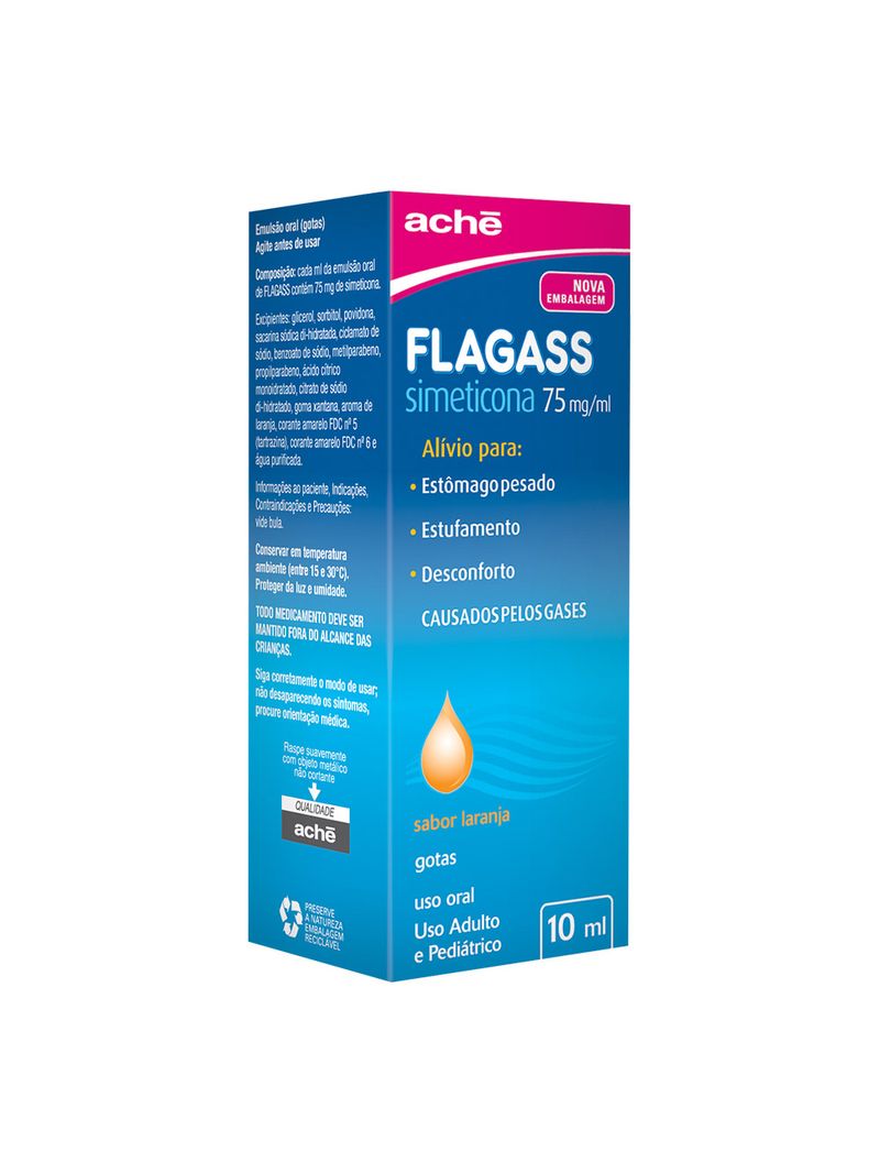 Flagass 75mg Gotas 10ml