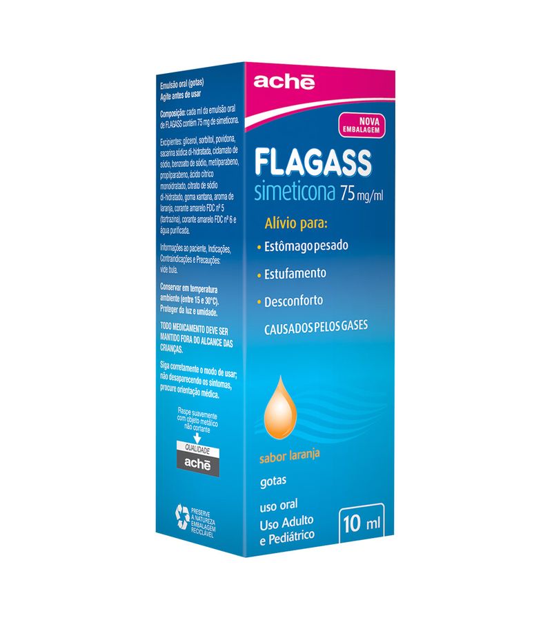 Flagass 75mg Gotas 10ml