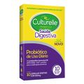 Culturelle Probiótico 400mg Saúde Digestiva Com 10 Cápsulas Vegetais