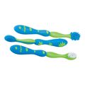 Escova Dental Nuby Com 3 Azul