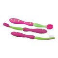 Escova Dental Nuby Com 3 Rosa