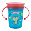 Copo Nuby 240ml Com Alca 360 Azul