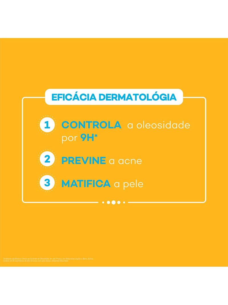 Informações do Produto  Barra Actine Control Pele Oleosa