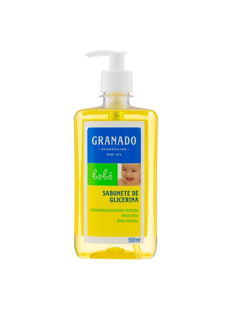 SABONETE GRANADO LIQUIDO BEBE 500ML GLICERINA