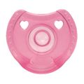 Chupeta Kuka Soft Comfort Silicone Redonda Rosa 2908