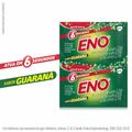 Sal De Fruta Eno Guarana, Alivio Rapido Da Azia 2 Saches Com 5g Cada