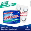 Pastilhas Mastigaveis Eno Sabor Menta, Alivio Rapido Contra Azia, 4  Pastilhas