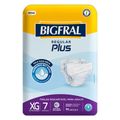 Fralda Bigfral Regular Plus Geriatrica Com 7 Tamanho Xg