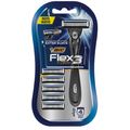 Aparelho + Lamina Bic Flex3 Hybrid Com 1+5 Extra Suave