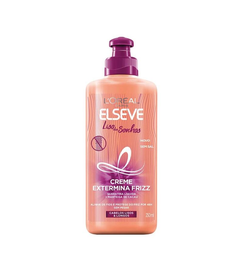 Creme-Para-Pentear-Elseve-250ml-Liso-Dos-Sonhos