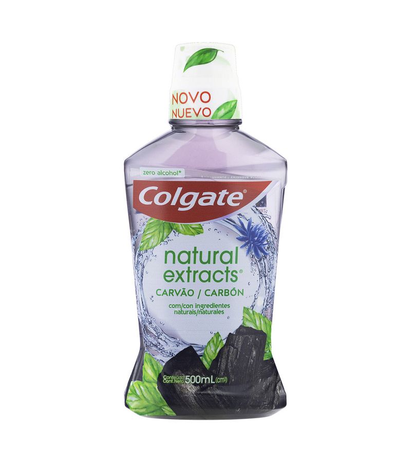 Enxaguante-Colgate-Bucal-Natural-Extracts-500ml-Carvao