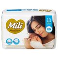 Fralda Mili Love E Care Premium Com 18 Tamanho Rn Jumbo