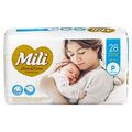 Fralda Mili Love E Care P Jumbo Com 28 Unidades