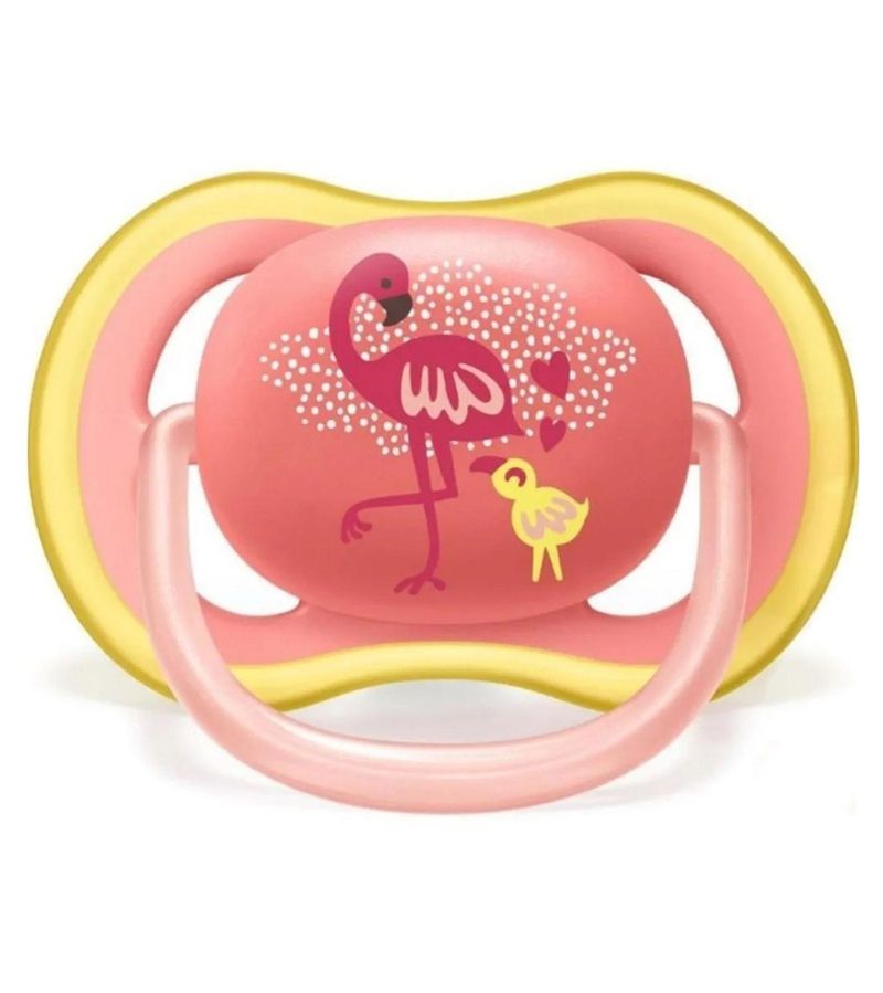 Chupeta-Avent-Ultra-Air-Com-1-6-18-Meses-Flamingo