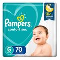 Fralda Pampers Confort Sec Com 70 Tamanho G Giga