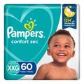 Fralda Pampers Confort Sec Com 60 Tamanho Xxg Giga