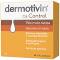 Dermotivin Oil Control Sabonete Em Barra Para O Rosto 90 Gr