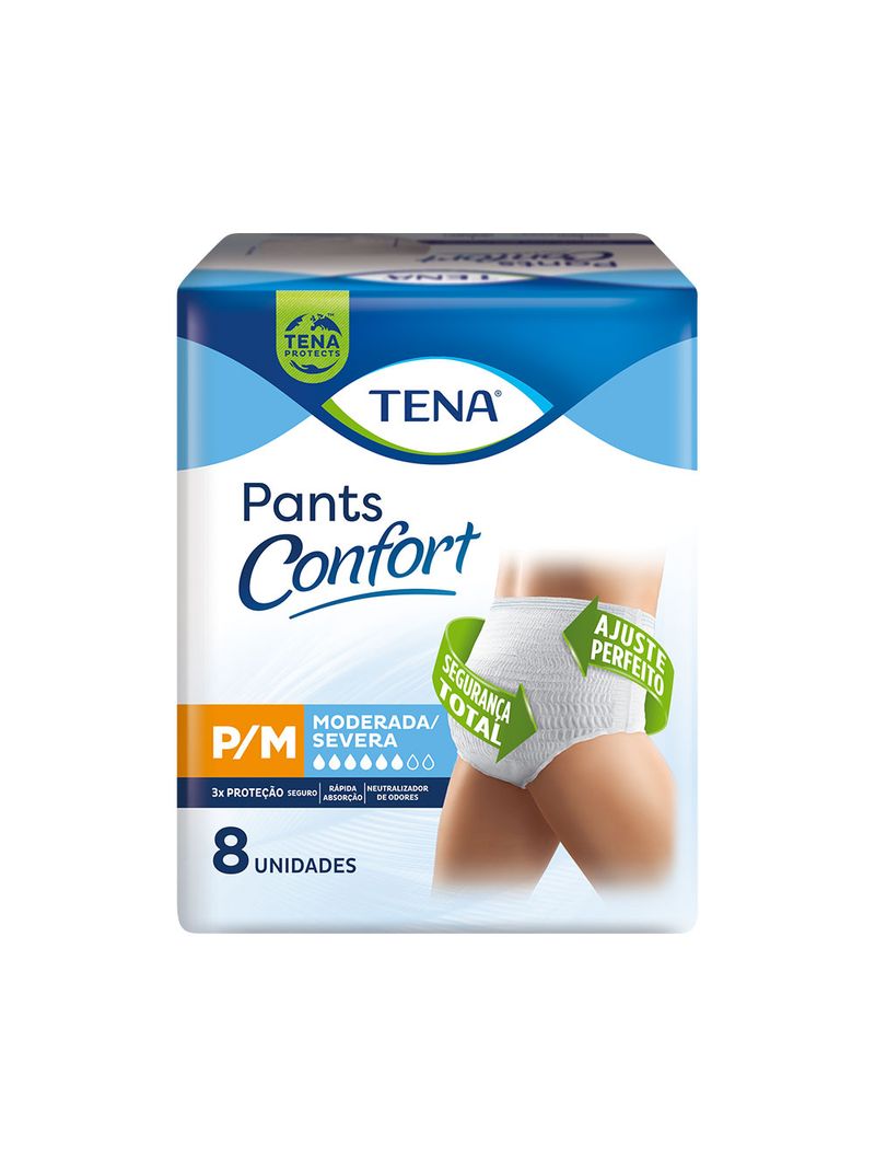 Roupa-Intima-Tena-Pants-Confort-P-m-Com-8-Unidades
