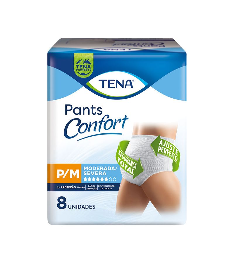 Roupa-Intima-Tena-Pants-Confort-P-m-Com-8-Unidades