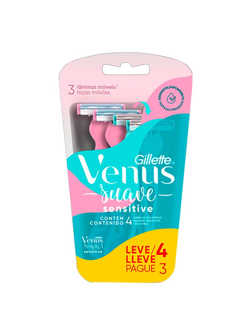 Aparelho-Depilatorio-Gillette-Venus-Simply-3-Leve-4-Pague-3-Sensitive--Especial