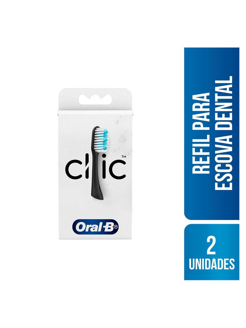 Refil-Escova-Dental-Oral-B-Clic-Com-1-All-Black-Sensi