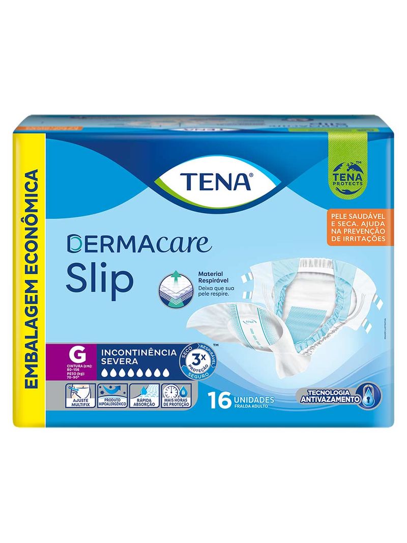 Fralda-Tena-Dermacare-Slip-Geriatrica-Com-16-Tam.g-Severa