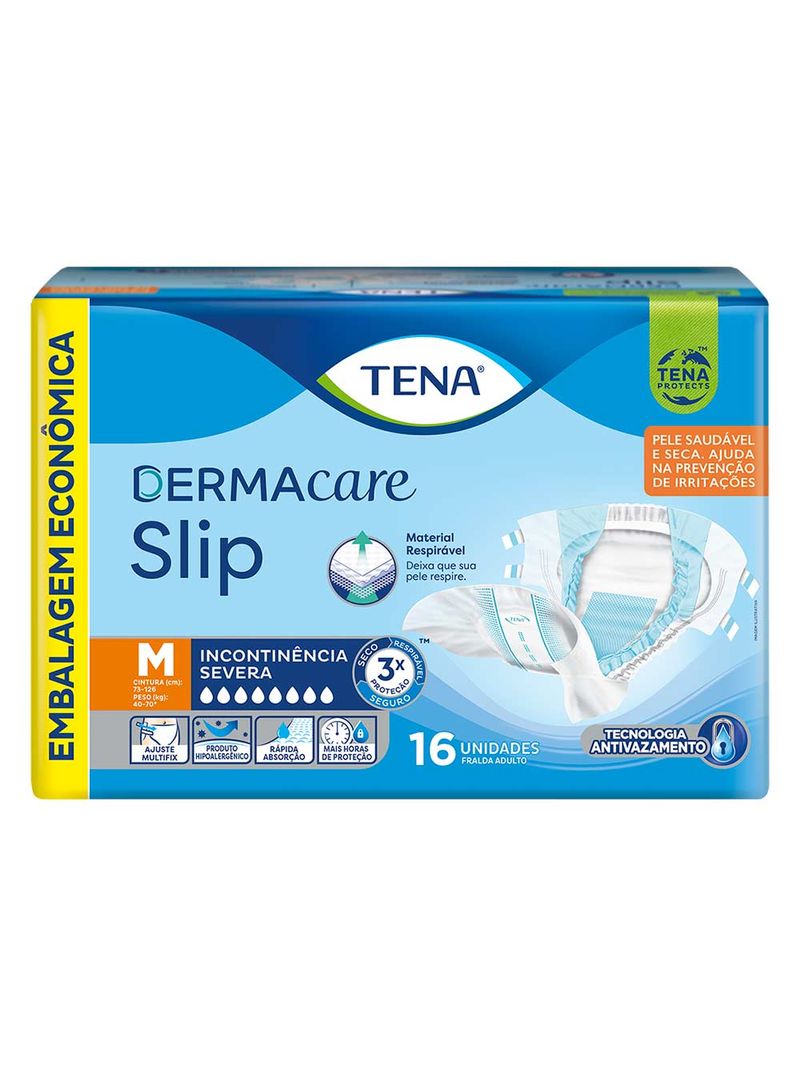 Fralda-Tena-Dermacare-Slip-Geriatrica-Com-16-Tam.m-Severa