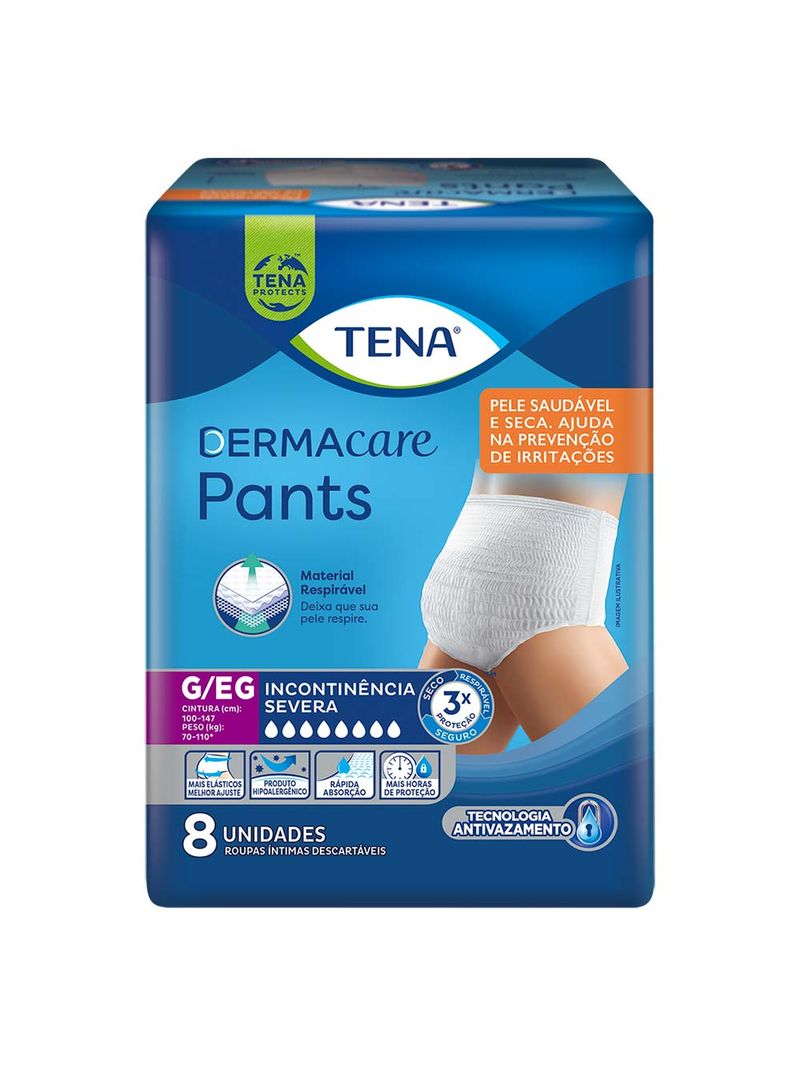 Roupa-Intima-Tena-Dermacare-Pants-Com-8-G-eg-Severa