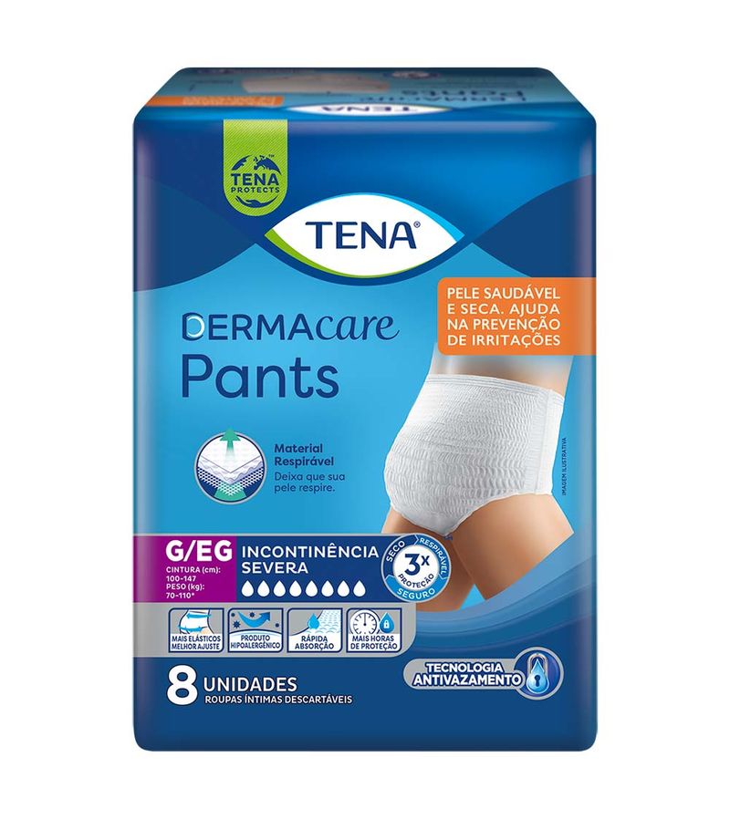 Roupa-Intima-Tena-Dermacare-Pants-Com-8-G-eg-Severa