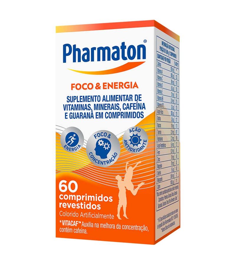 Embalagem Pharmaton Energy Com 60 Comprimidos