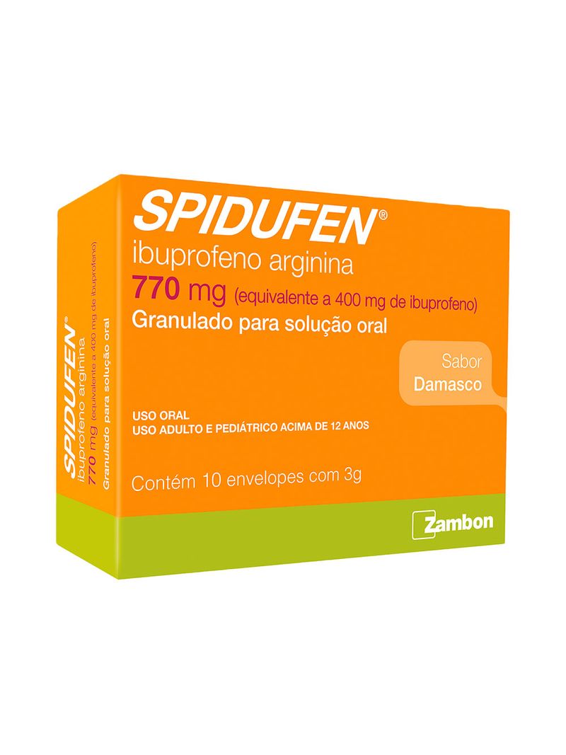Spidufen-C-10x3gr-Envelopes-Granulados-Para-Solucao-Oral-400mg