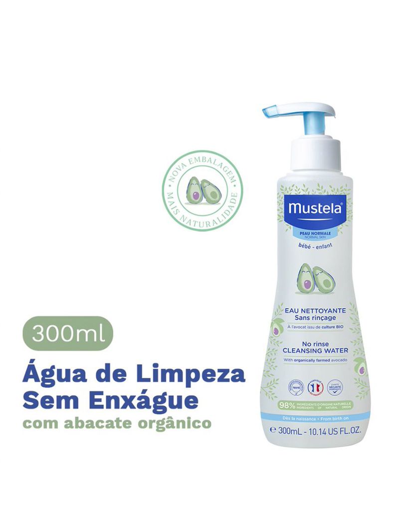 Mustela-Bebe-Physiobebe-Fluido-Limpeza-Sem-Enxague-300ml