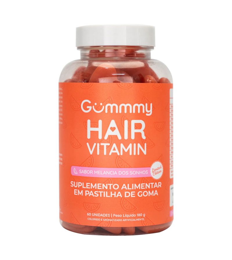 Gummy-Hair-Vitamin-Com-60-Gomas-Melancia
