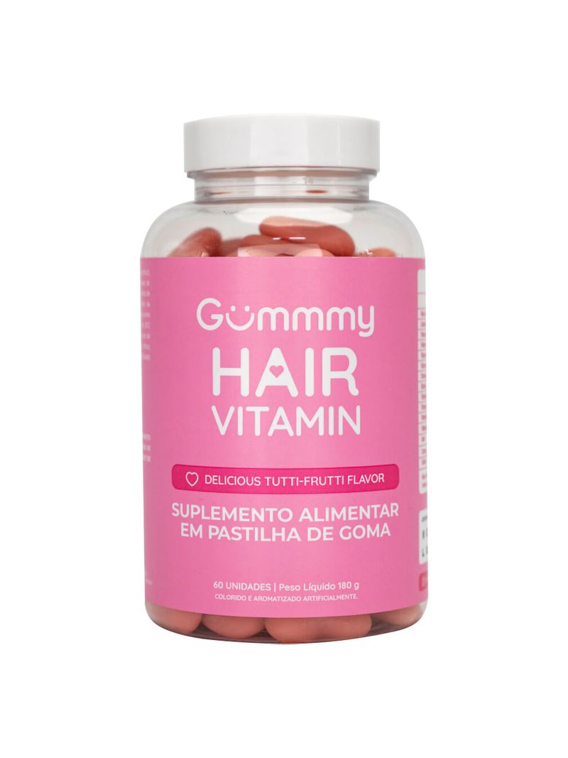 Gummy-Hair-Vitamin-Com-60-Gomas-Tutti-Frut