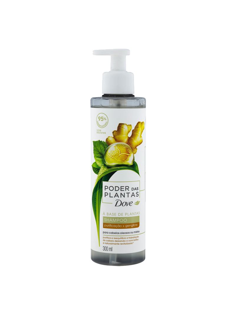 Shampoo-Dove-Poder-Plantas-300ml-Purificacao---Gengibre