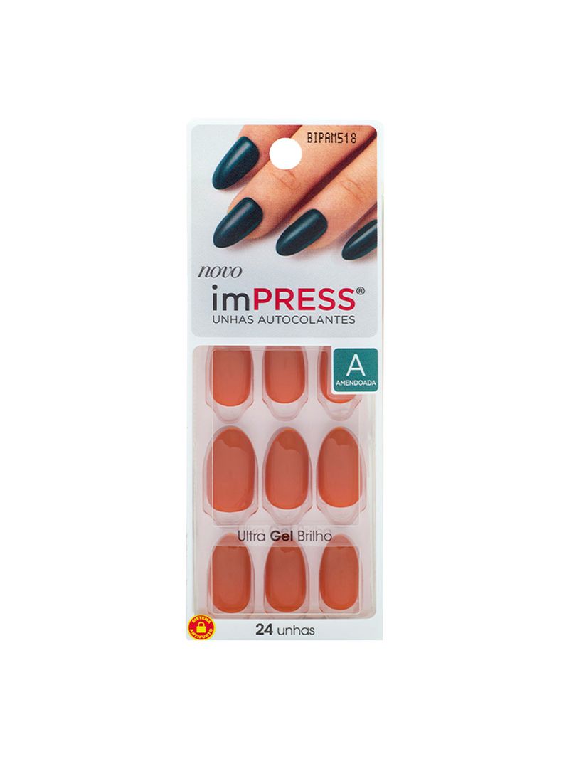 Unhas-Kiss-New-York-Impress-Com-24-Citrine-Amendoada