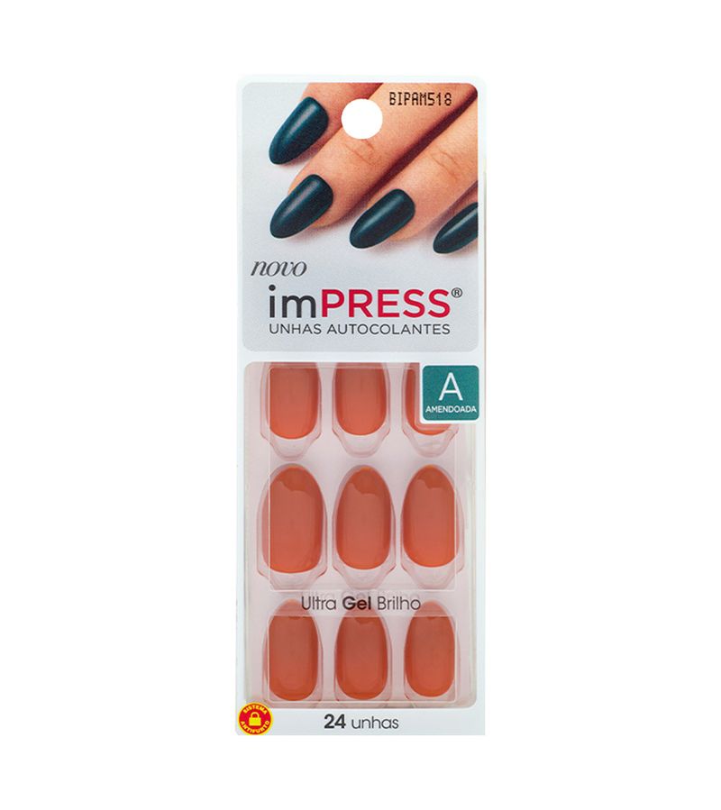 Unhas-Kiss-New-York-Impress-Com-24-Citrine-Amendoada