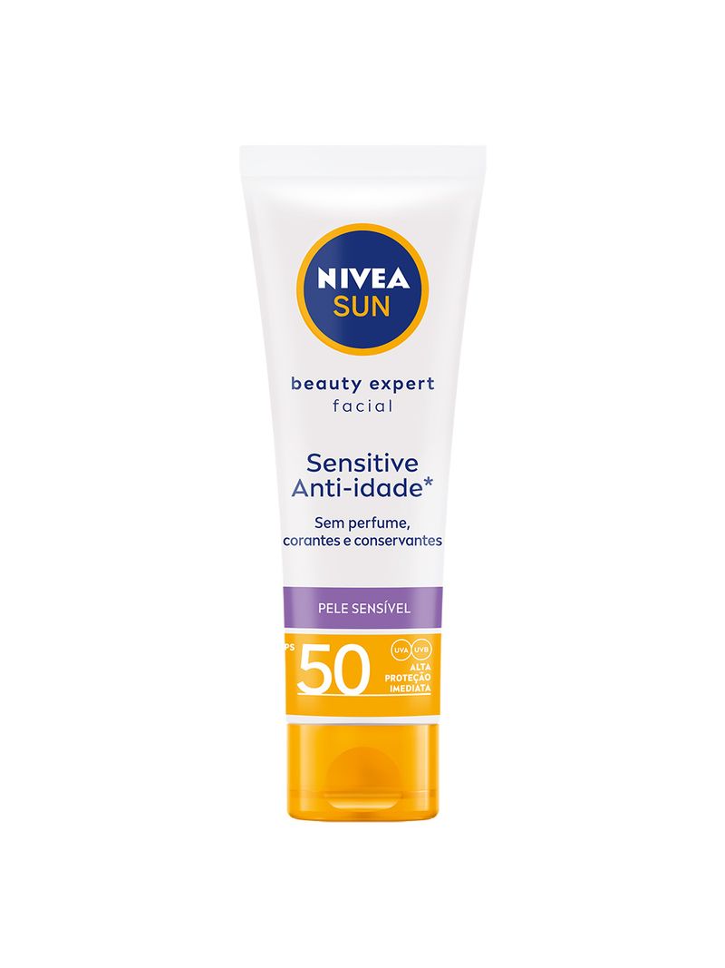 Protetor-Solar-Nivea-Sun-Beauty-Expert-50gr-Fps50-Sensitive-Anti-idade