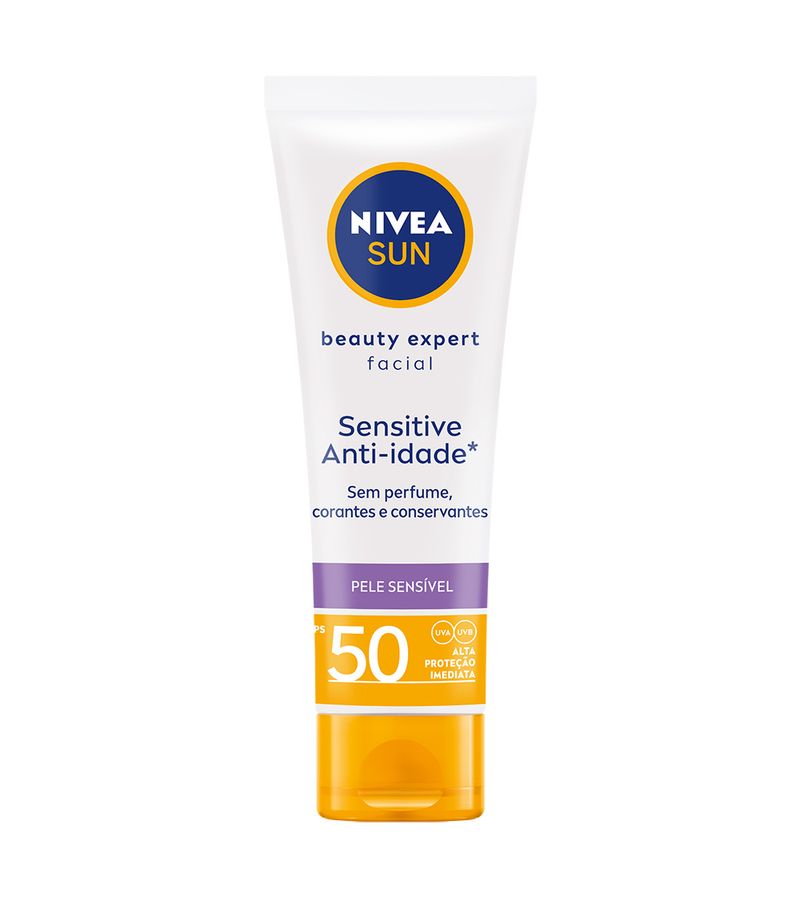 Protetor-Solar-Nivea-Sun-Beauty-Expert-50gr-Fps50-Sensitive-Anti-idade