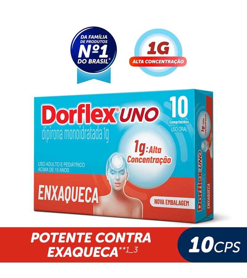 Dorflex Uno 1g Com 10 Comprimidos