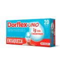 Dorflex Uno Para Enxaqueca Dipirona Monoidratada 1g 20 Comprimidos