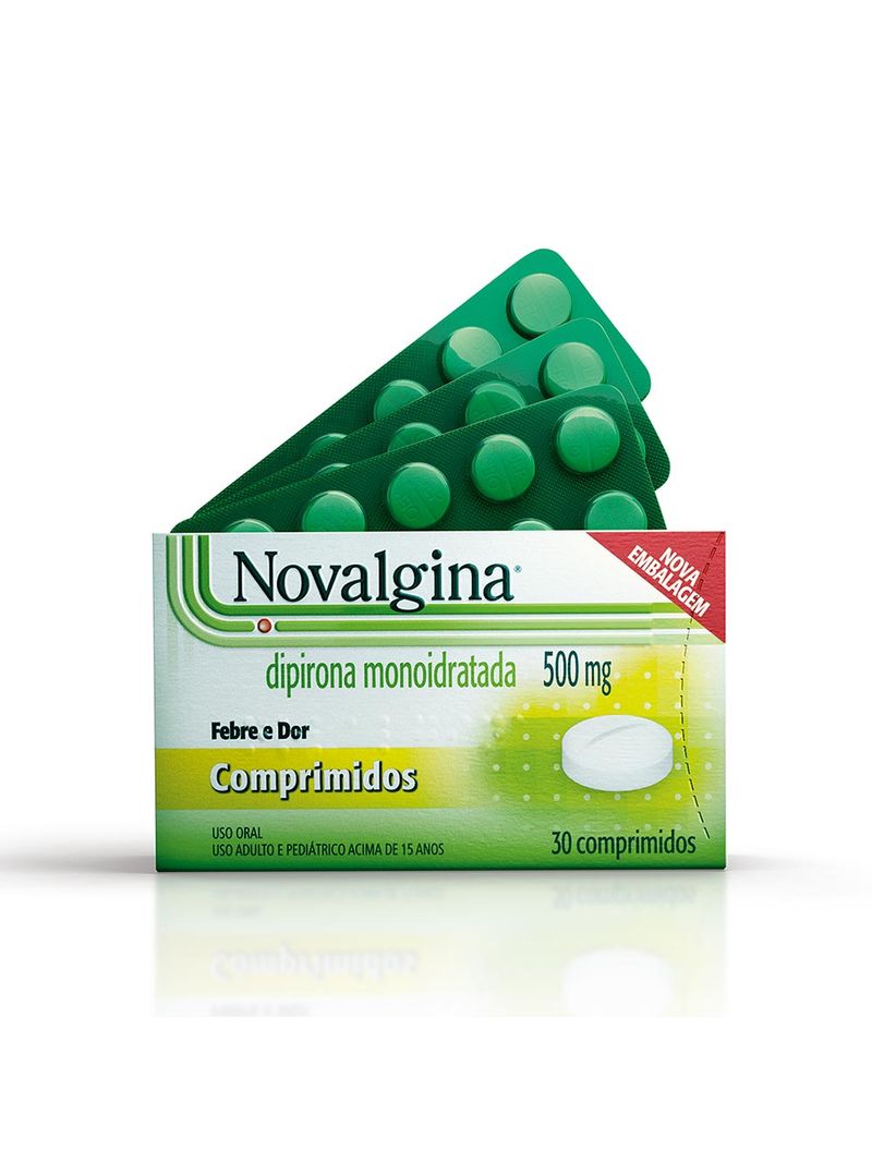 Novalgina 500mg Com 30 Comprimidos